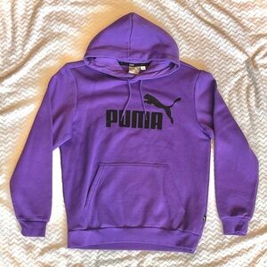 PURPLE PUMA SWEATSHIRT